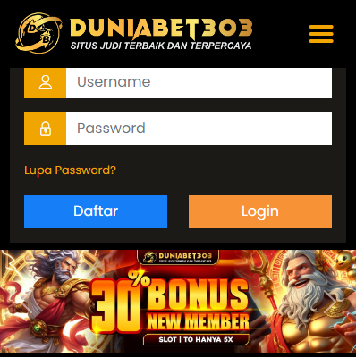 Duniabet303 penyedia depo qris tercepat dan aman, depo 50K auto gacor dan mudah menang.